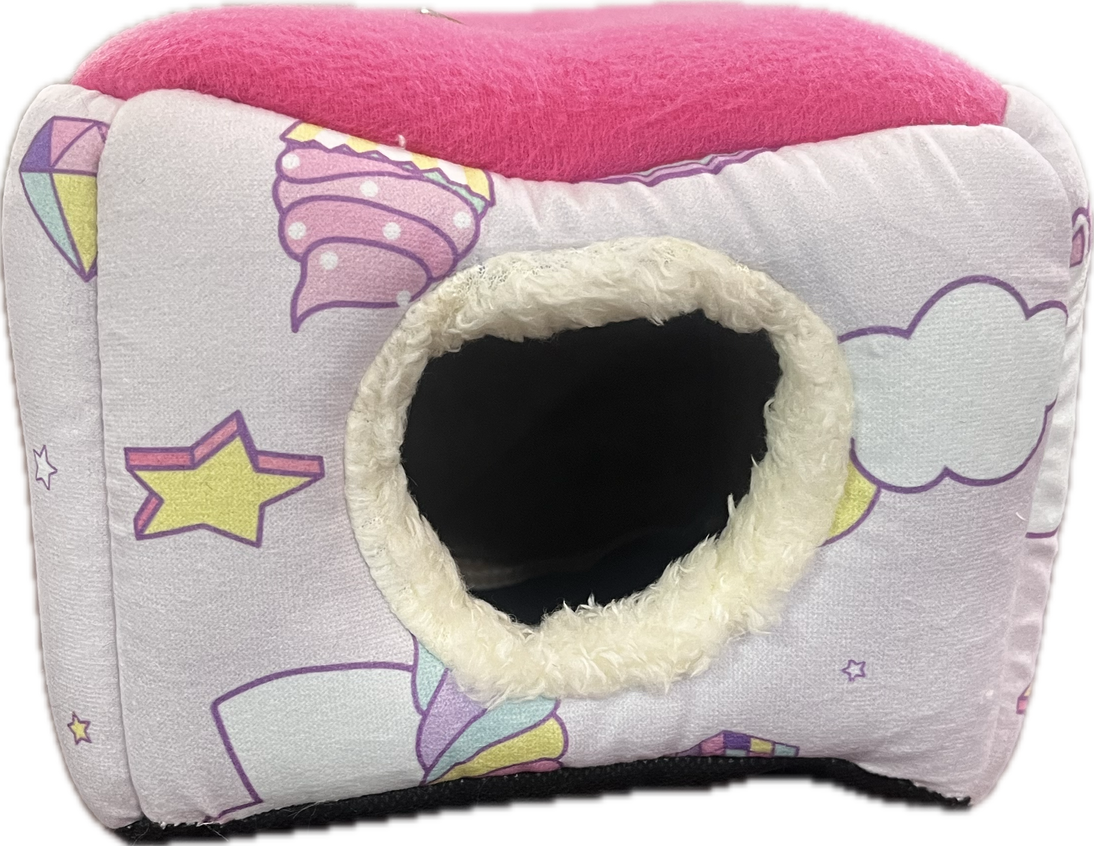 لونه پرنده پارچه ای مکعبی